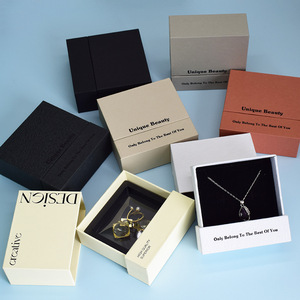 Boîte d'emballage <span class=keywords><strong>pour</strong></span> <span class=keywords><strong>bijoux</strong></span> personnalisés, collier, bague, boucles d'oreilles, boîte à tiroir coulissant, boîte cadeau en papier rigide, emballage <span class=keywords><strong>pour</strong></span> bracelet, boîte à <span class=keywords><strong>bijoux</strong></span> Joyas - Product Image 5