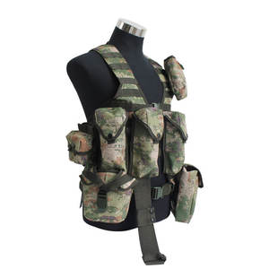 Gilet tactique camouflage portable personnalisé Oxford Multifonctionnel Véritable équipement sportif Cs Imperméable Fermeture éclair Mode - Product Image 2