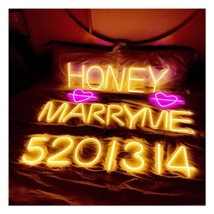 Winbo Dấu Hiệu Neon Cá Nhân Biểu Tượng Tùy Chỉnh Chữ Valentine Của Ngày Số Dấu Hiệu Neon Cho Phòng Đảng Đám Cưới Tổ Chức Sự Kiện - Product Image 2