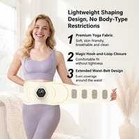 Ceinture de massage TENS portable chauffante pour soulagement de la douleur, amincissement électrique et exercice abdominal