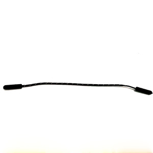Tirador de cremallera de doble cabezal moldeado por inyección, negro con puntos blancos, cordón de plástico para bolsas de ropa, prendas de vestir, textiles para el hogar y calzado. - Product Image 5