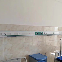 Unité standard DIN ISO NFPA de tête de lit d'hôpital Terminal de gaz médical Prise électrique Système d'appel d'infirmière
