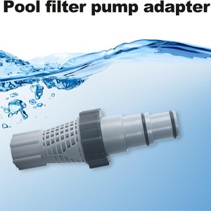 Connecteur de pompe à sable Intex 58254, adaptateur A45206, raccord de pompe de filtration de piscine, gris ABS, installation facile - Product Image 3