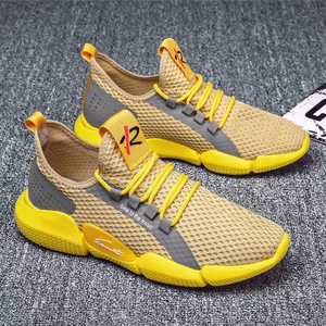 Nuove Scarpe Sportive da <span class=keywords><strong>Uomo</strong></span> Traspiranti in Maglia Fly Knit Primavera Estate Scarpe da Corsa Basse Leggere Alla Moda Sneakers Casual - Product Image 3