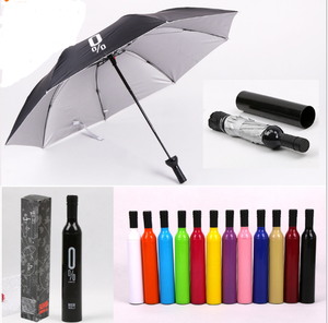 Hot Promotion Gift Folding Cheap <b>Beer</b> Wine <b>Bottle</b> Umbrella - Product Image 2