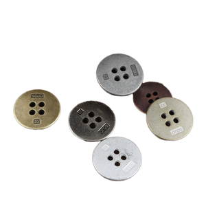 Vintage overhemd retro pak trui vest met zinklegering metalen knopen verweerde look eenvoudig ontwerp - Product Image 3