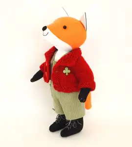 CE/ASTM 2024 Summer New Arrival Customized Plush Animal Mr Fox Stuffed Animals Toys Plushies Cute Fox Toys