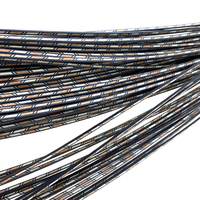 Bande de marqueterie en bois C-80 880x2.5x1.5mm pour luthier, pour la fabrication de guitares, vente en gros