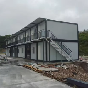 Moderne Portable Modulaire Conteneur Maison Pas Cher Préfabriqué Boulon En Acier Structure Cadre Appartements Villas Hôpitaux Magasins Panneau Sandwich - Product Image 2