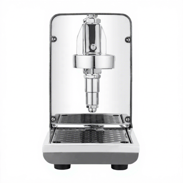 Silver Electric Espresso Coffee Machine 15 Bar Italian Semi-automatic for Home & Hotel Use Portable & Us Plug