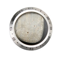 Montre en acier inoxydable 316L SSKX007, double fuseau horaire, lunette de pilote