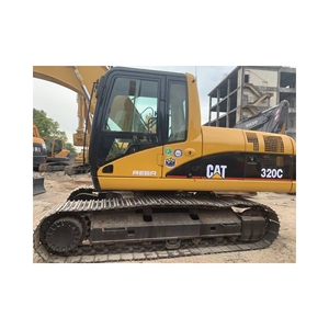 掘削機キャタピラー油圧クローラー大型バックホーCAT 320Cブルドーザーローダー中古 - Product Image 2