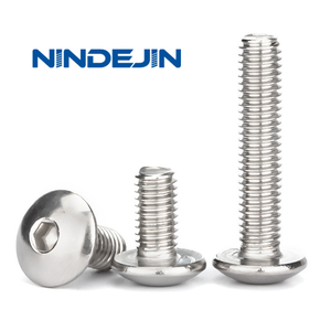 Tornillos Allen de Acero Inoxidable de Alta Calidad M2 M3 M4 M5 M6 con Cabeza de Champiñón, Tornillos de Cabeza Hexagonal Plana - Product Image 6