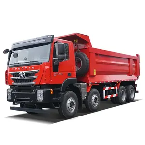 Hongyan Genlyon IVECO 8X4 Euro5 Dump Trucks 12 Wheel 80 ton Factory Direct high high quality heavy duty mining Tipper Dump Tru