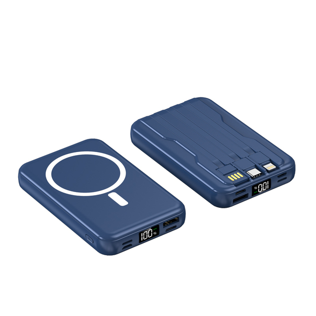 10000mAh Wireless Power Bank with 15W Fast Charging Car Mount Portable & Vehicle Use