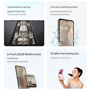 ลดราคา Motorola Moto Razr 60 โทรศัพท์พับได้ หน้าจอ 6.9 นิ้ว 120Hz OLED ชิปประมวลผล Dimensity 7400X แบตเตอรี่ 4500mAh ชาร์จไว 33W แบบมีสาย+15W ไร้สาย กล้อง 50MP - Product Image 2