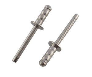 <span class=keywords><strong>Remache</strong></span> ciego de doble tambor de cabeza redonda de acero inoxidable 304/316 M4.8 M6.4 con agarre múltiple, venta al por mayor desde China - Product Image 1