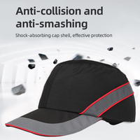 Casquette de sécurité circulaire en gros, sans fente, 2 points de suspension, pour usage industriel et de construction