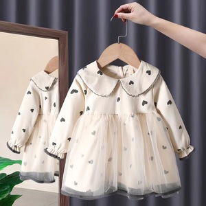 2023 robes pour filles en gros infantile enfant en bas âge bébé petite fille princesse Smock robes mignon rose Pageant robe de soirée de mariage - Product Image 4