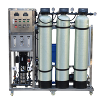 Système de purification d'eau RO automatique en acier inoxydable avec prétraitement en trois étapes pour projets industriels