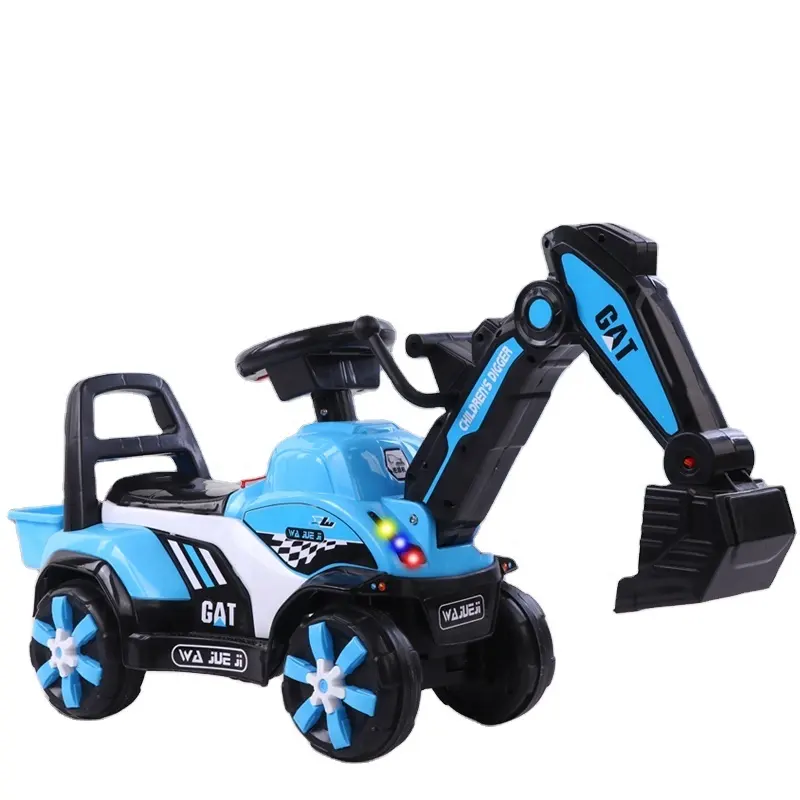 2020 new music Early education children's excavator scooter