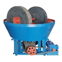 Broyeur à plaques humides haute efficacité pour minerai d'or, équipement de valorisation de l'or à haute récupération, machinerie minière à petite échelle