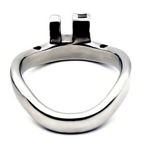 Dispositivo de Castidad de Metal con Anillo Curvo de 52 mm FRRK, Acero Inoxidable 304 para Jaula de Castidad - Product Image 2