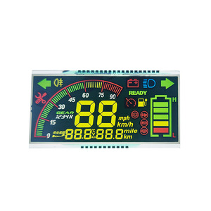 شاشة LCD مخصصة، عرض شرائح ملونة مخصصة لأجهزة القياس في المركبات الكهربائية، عرض رموز الشرائح للأجهزة القياسية - Product Image 2