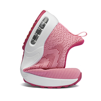 Chaussures de sport décontractées pour femmes, baskets tendance avec semelle à coussin d'air en PU pour le printemps, l'été, l'automne et l'hiver