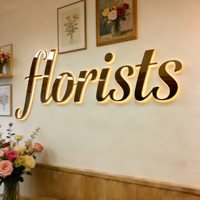 Letrero Metálico 3D con Retroiluminación LED para Exteriores/Interiores, Personalizado, con Control Remoto, Resistente al Agua IP65, para Empresas y Oficinas