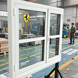 2025 nouveau Design professionnel Double & Triple vitrage fenêtres françaises balançoire Style ouvert maison à battants fenêtres en bois - Product Image 1