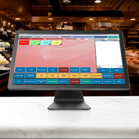 Système de point de vente tactile tout-en-un pour cantine, écran PC KDS 21,5 pouces, vente en gros d'usine, personnalisé pour cuisine