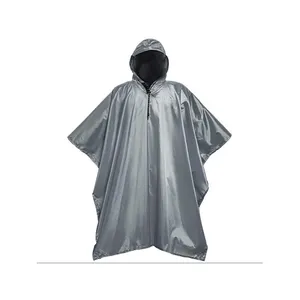 不透水雨披可重复使用的可生物降解Eva定制logo100% 防水雨衣雨衣100成人涤纶休闲