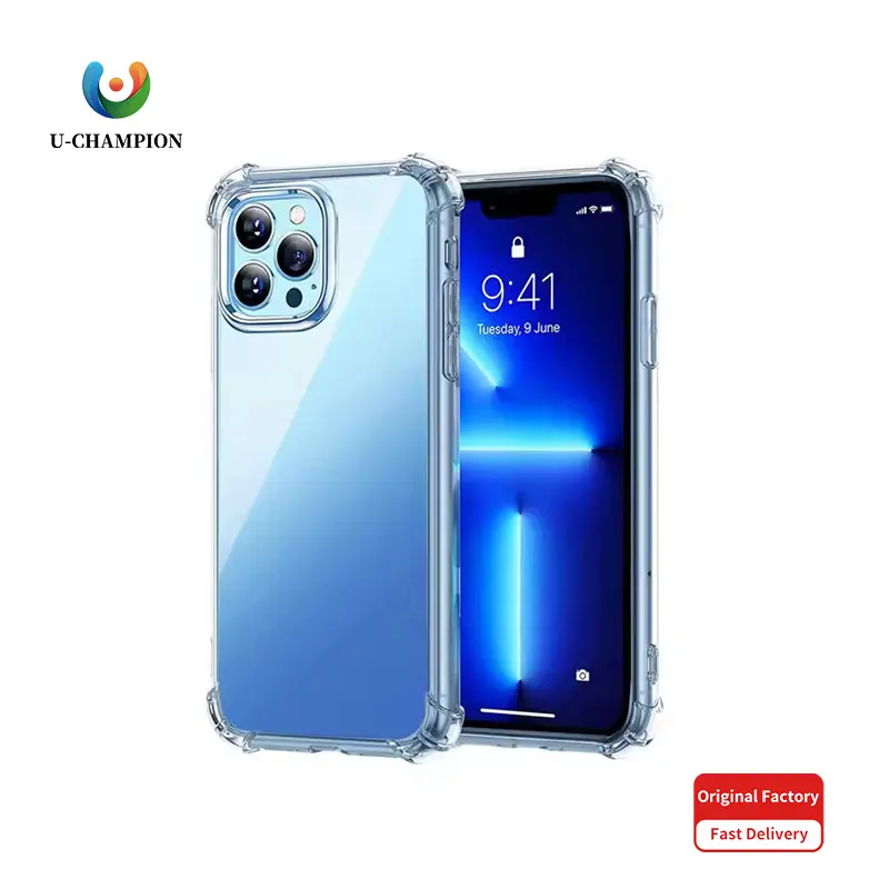 Capa de celular transparente simples à prova de choque popular para o iphone 7 8 xs xr 11 12 13 14 15promax logotipo personalizado