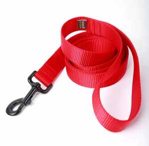 Collar y cinturón para perros Conjunto de correa para caminar con correa ajustable de nailon (rojo) - Product Image 2