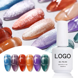 JOUS Smalto Gel Effetto Occhio di Gatto con Cristalli e Riflessi Olografici per Uso Professionale nei Saloni, con Forte Effetto Magnetico - Product Image 1