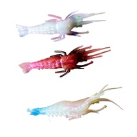 Yousya Prêt à expédier Leurre souple en plastique pour la pêche au lancer, jigging, swimbait, spinnerbait, imitation crevette, pour la pêche au calmar en mer