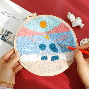 XIXI Holiday Handmade Cotton Flower Embroidery Material Pack for Christmas Halloween or Parties - Product Image 5
