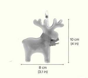 Santa Reindeer Snowflake Christmas <b>Candles</b> | Luxurious Handmade 3D Shaped Natural Soy Wax <b>Gift</b> <b>Set</b> Diwali Ramadan Themes - Product Image 4