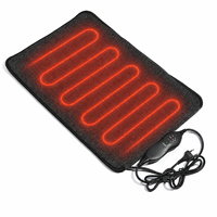 Tapis chauffant pour les pieds avec 3 niveaux de chaleur et minuterie, coussin chauffant électrique pour la maison, le bureau et le confort hivernal