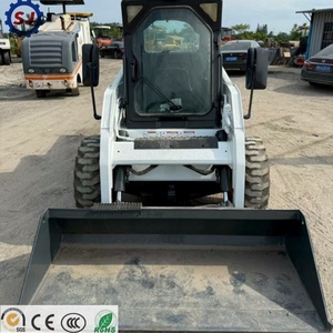 รถตักล้อยางขนาดเล็กมือสองจากญี่ปุ่น ยี่ห้อ Bobcat รุ่น S160 S550 S450 สำหรับงานก่อสร้างและจัดสวน สภาพใหม่ 99% ชั่วโมงการใช้งานต่ำ - Product Image 4