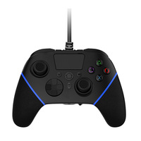 Nuevo Control de Juego con Cable P4 T-412L, Doble Vibración, Giroscopio de Seis Ejes, Táctil, Compatible con P3, Android, PC, Steam, TV BOX
