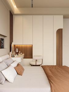 Système de garde-robe <span class=keywords><strong>en</strong></span> gros avec coiffeuse et porte coulissante, mobilier de chambre à coucher, ensembles de placards modulaires pour projets de rénovation de la maison - Product Image 3