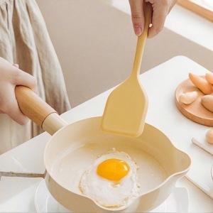 Mini <b>Silicone</b> Spatula And Spoon Set Straight Body For Kitchen Cooking And Baby Food Preparation <b>Tools</b> - Product Image 2