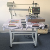 Machine d'Impression Pneumatique Semi-Automatique Double Station, Machine à Imprimer les Logos, Flocage pour Maillots, pour Imprimantes Textiles DTF