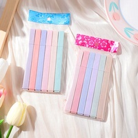 À la mode Oem surligneur personnalisé abordable stylo marqueur rectangulaire surligneur rose macaron