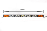 Barre lumineuse Led haute puissance 360W 52 pouces, courbe 50 pouces 32 42 22 pouces Combo double rangée tout-terrain 4X4 courbe 12D pour camion