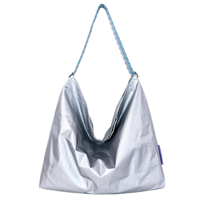 Bolso Tote Casual a la Moda - Gran Capacidad, Material Ligero de Tyvek, Diseño con Bloques de Color, Bolso de Mano Ecológico para Mujer - Product Image 1