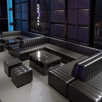 Foshan-muebles de bar para club nocturno, KTV, club nocturno, cubo led, mesa, sofá, bar, taburete, cachimba vip