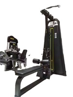 ST-1030 Machine de traction verticale multifonctionnelle pour fitness commercial, avec fonctions d'extension dorsale et de rame haute-basse, en acier, en promotion